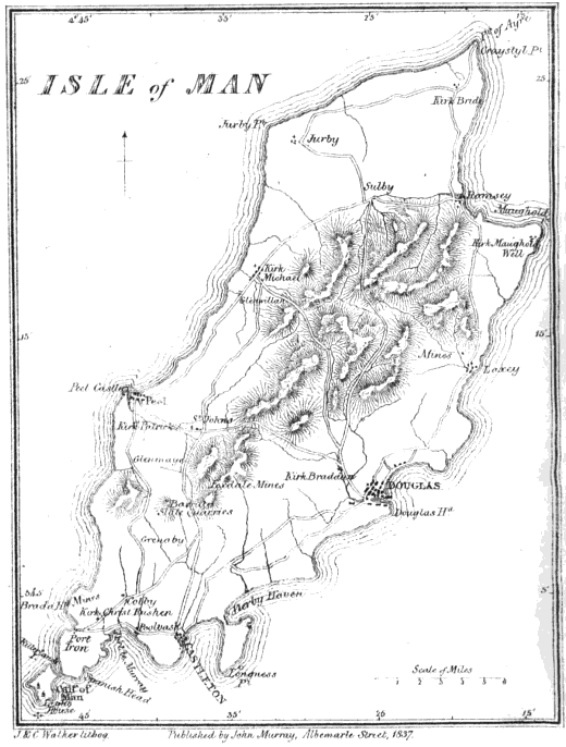 Map of the Isle of Man